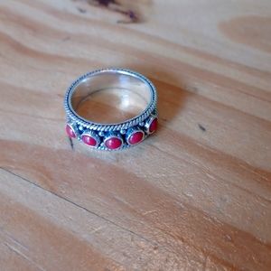 Sterling silver india band ring